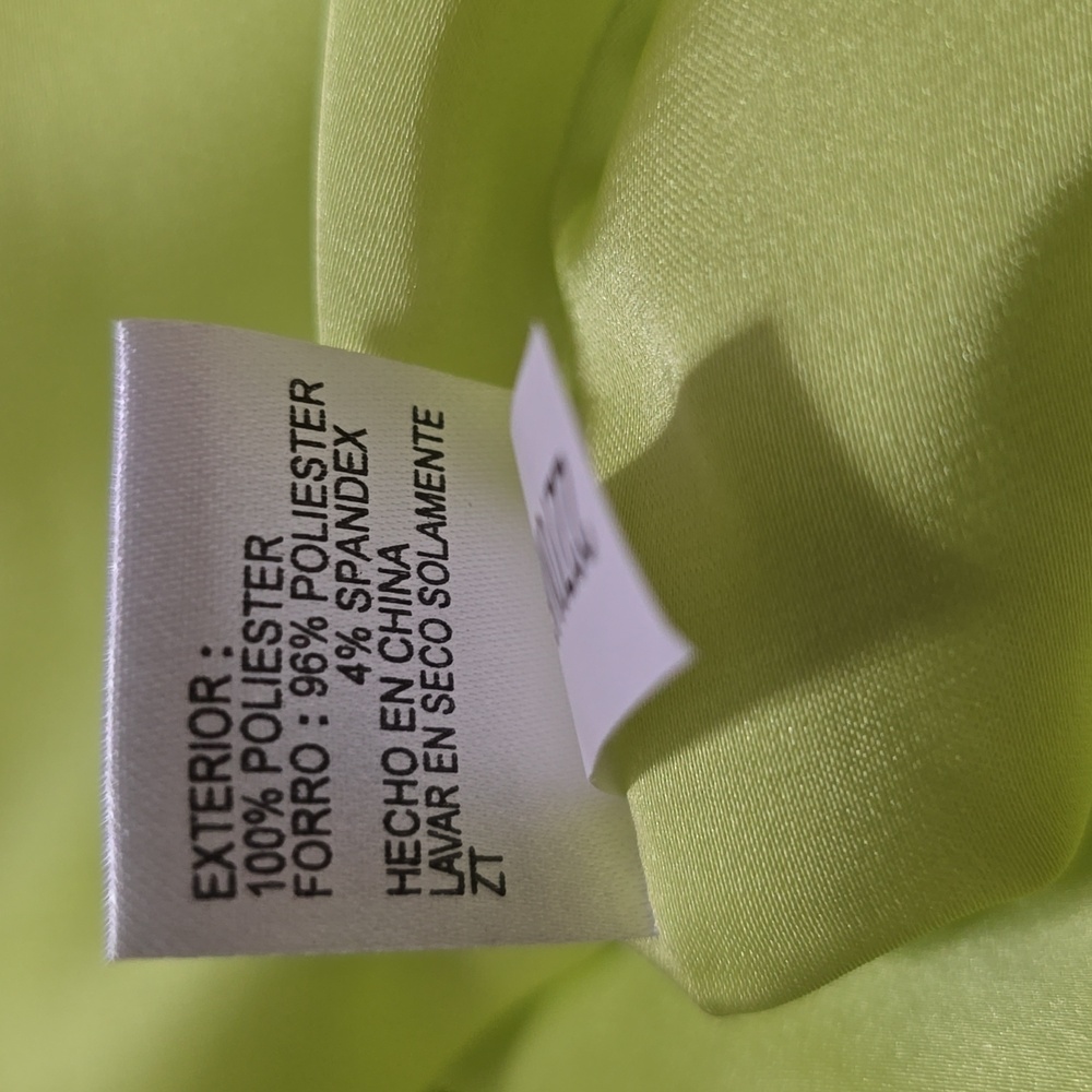 Yellow Ruffle Strapless Dress - Picture 7 of 7